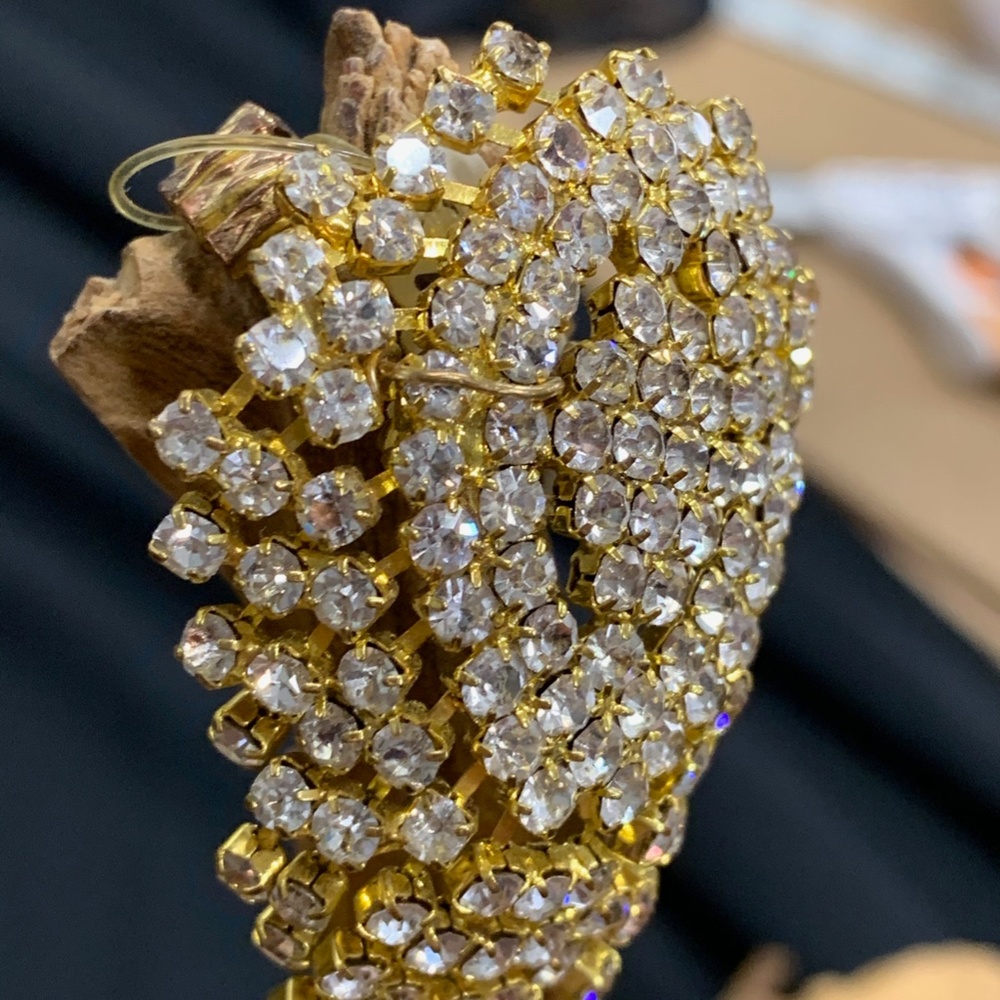 Rhinestone Dramatic Ring - image 4